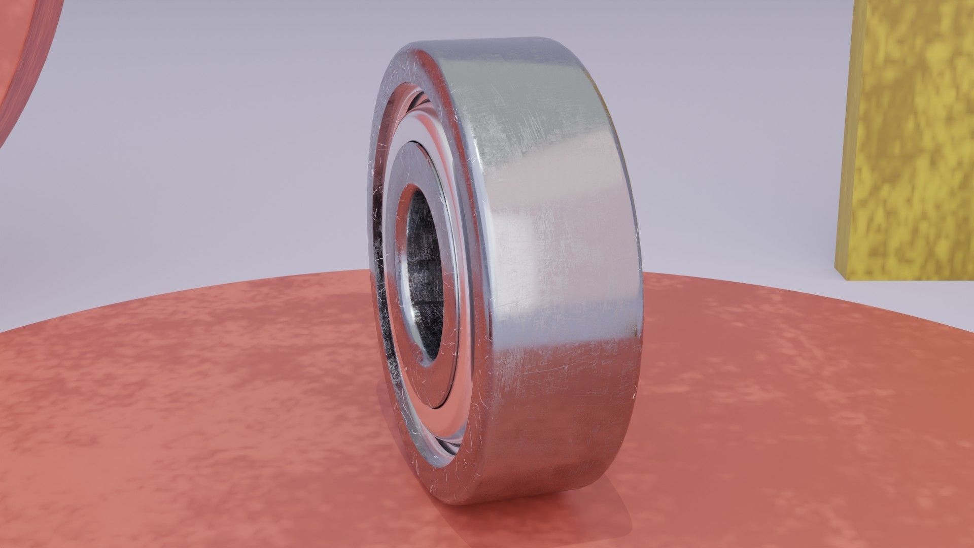 Bearing ball 3D model_3