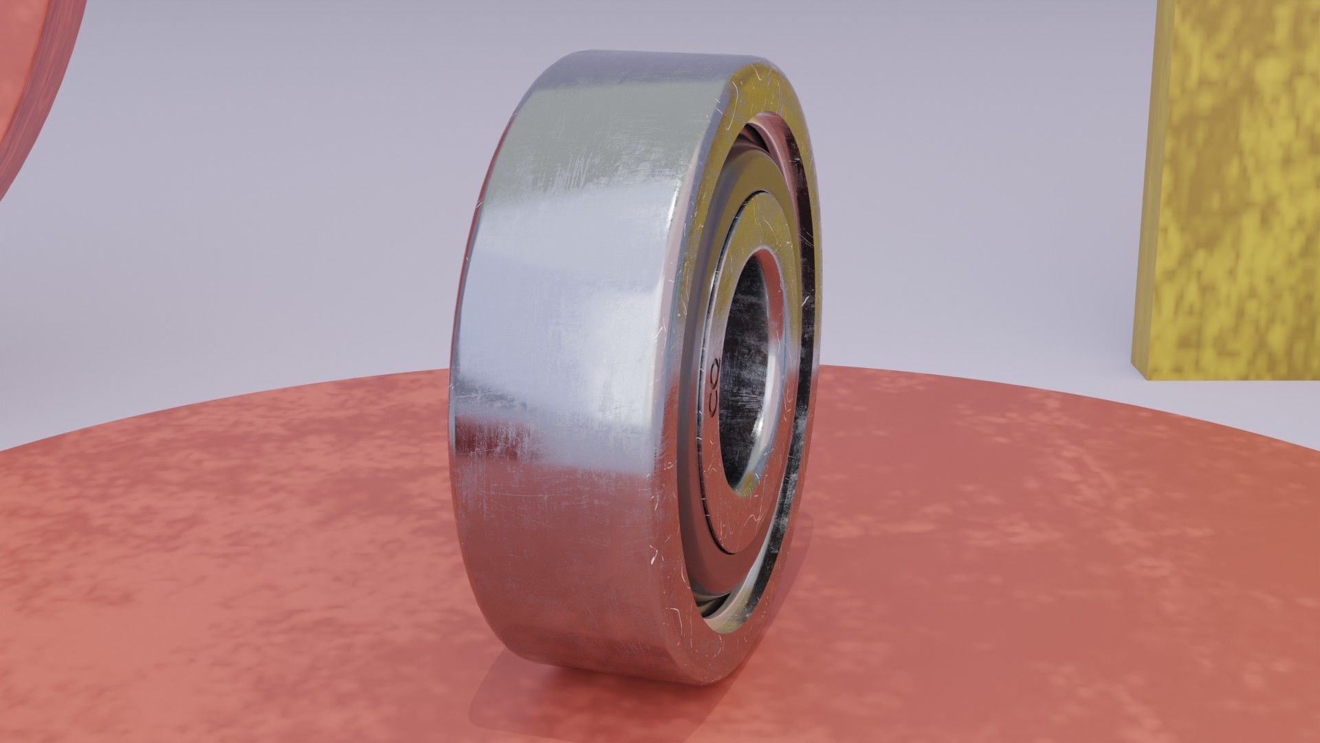 Bearing ball 3D model_2