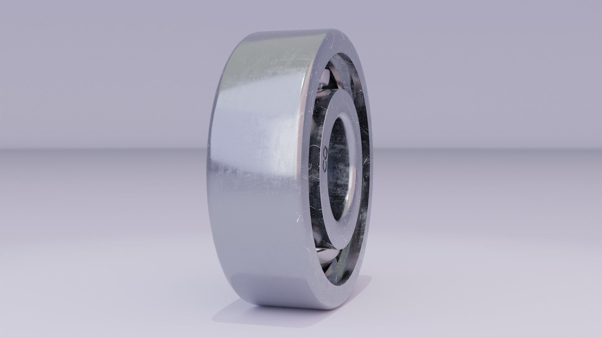Bearing ball 3D model_22
