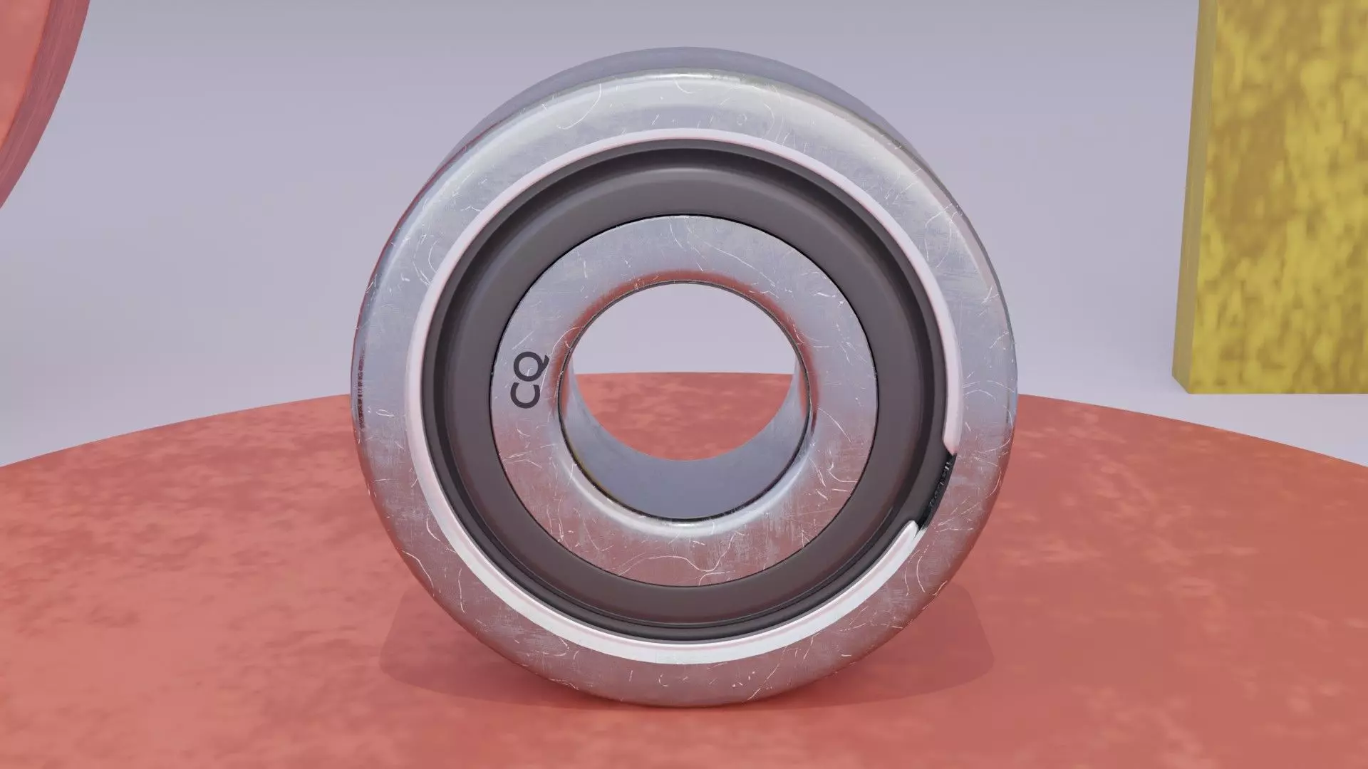 Bearing ball 3D model_0