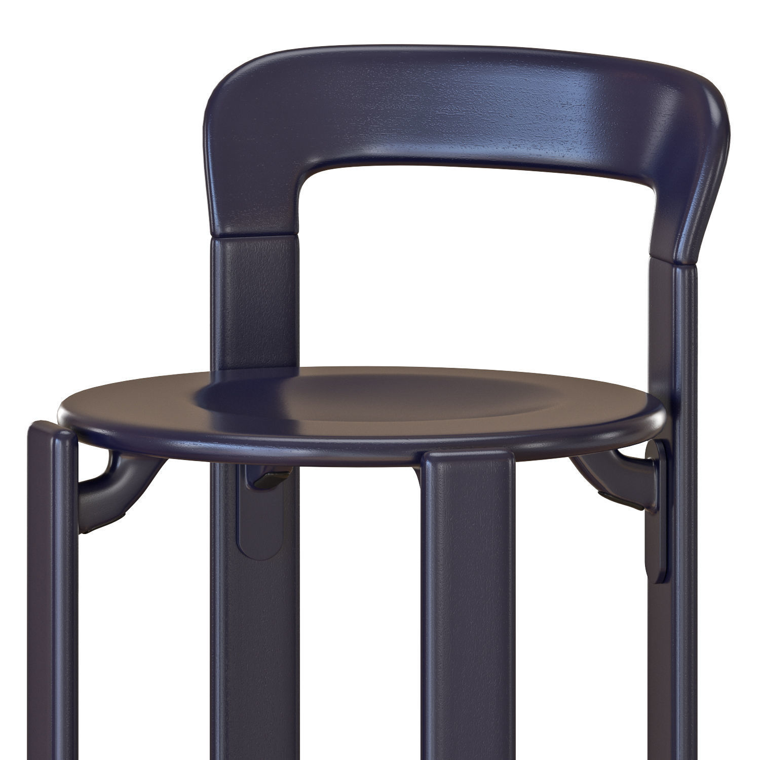 Hay Rey Bar Stools 3D model_4