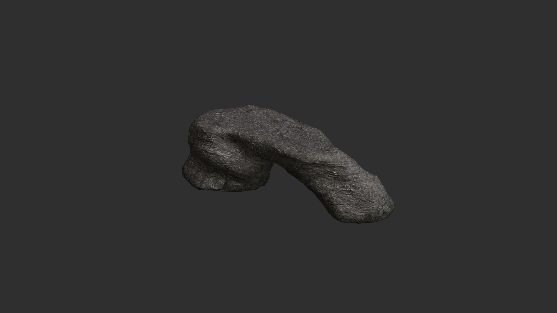 Long Flat Rocks Free low-poly 3D model_5