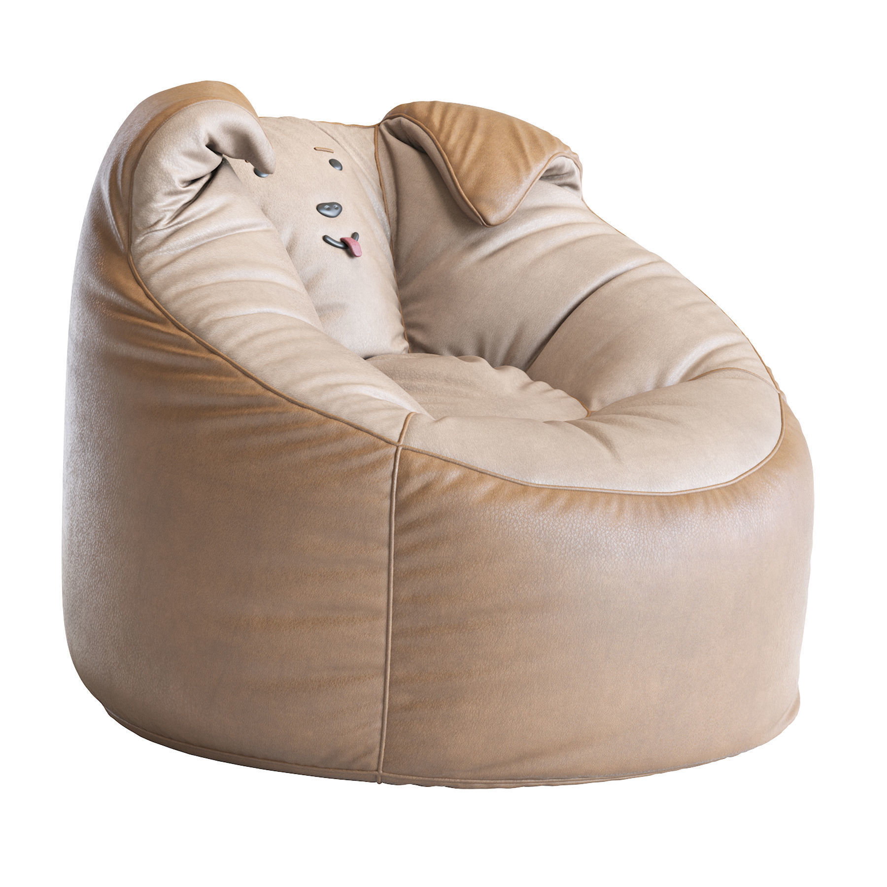 Animal Bean Bag 3D model_3