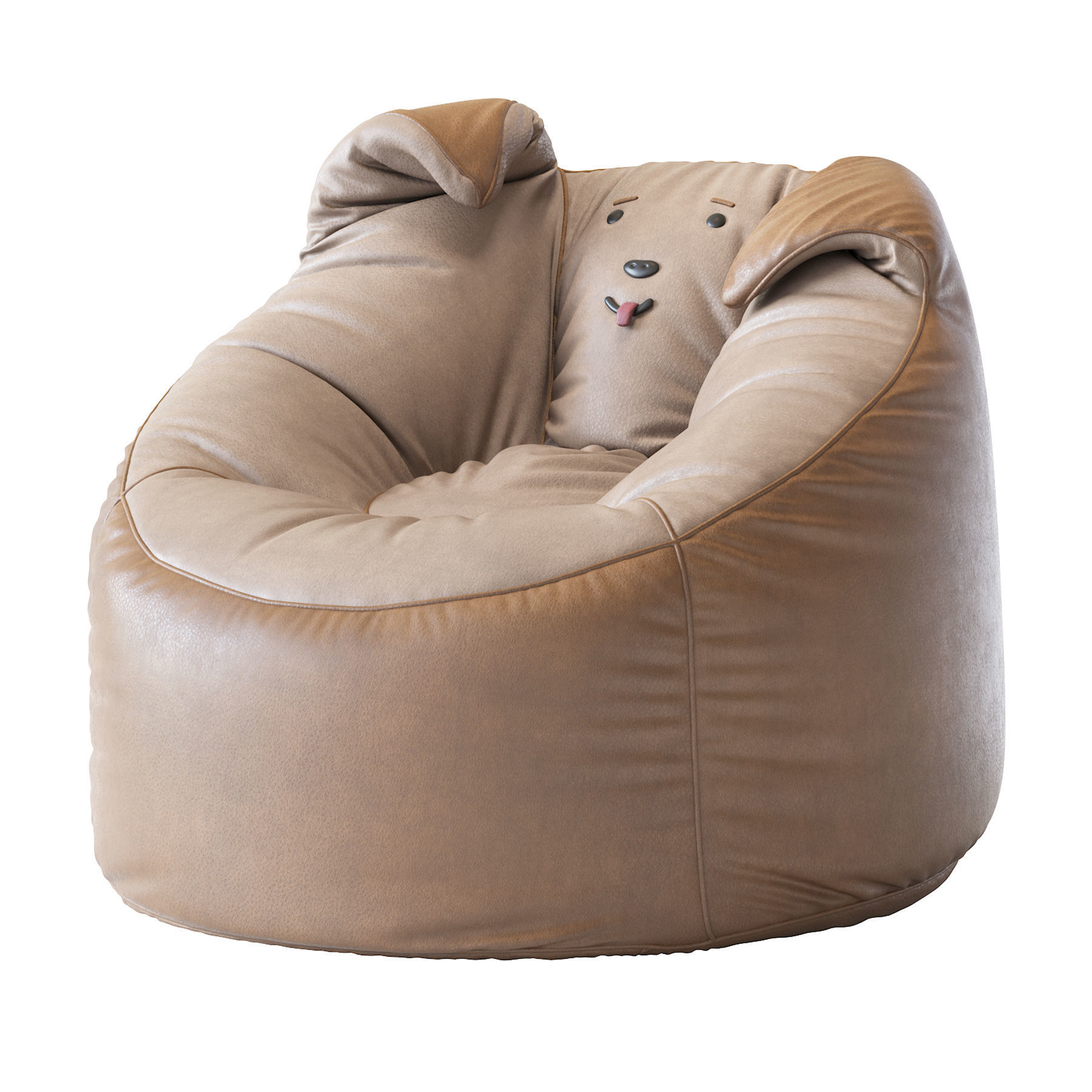 Animal Bean Bag 3D model_2