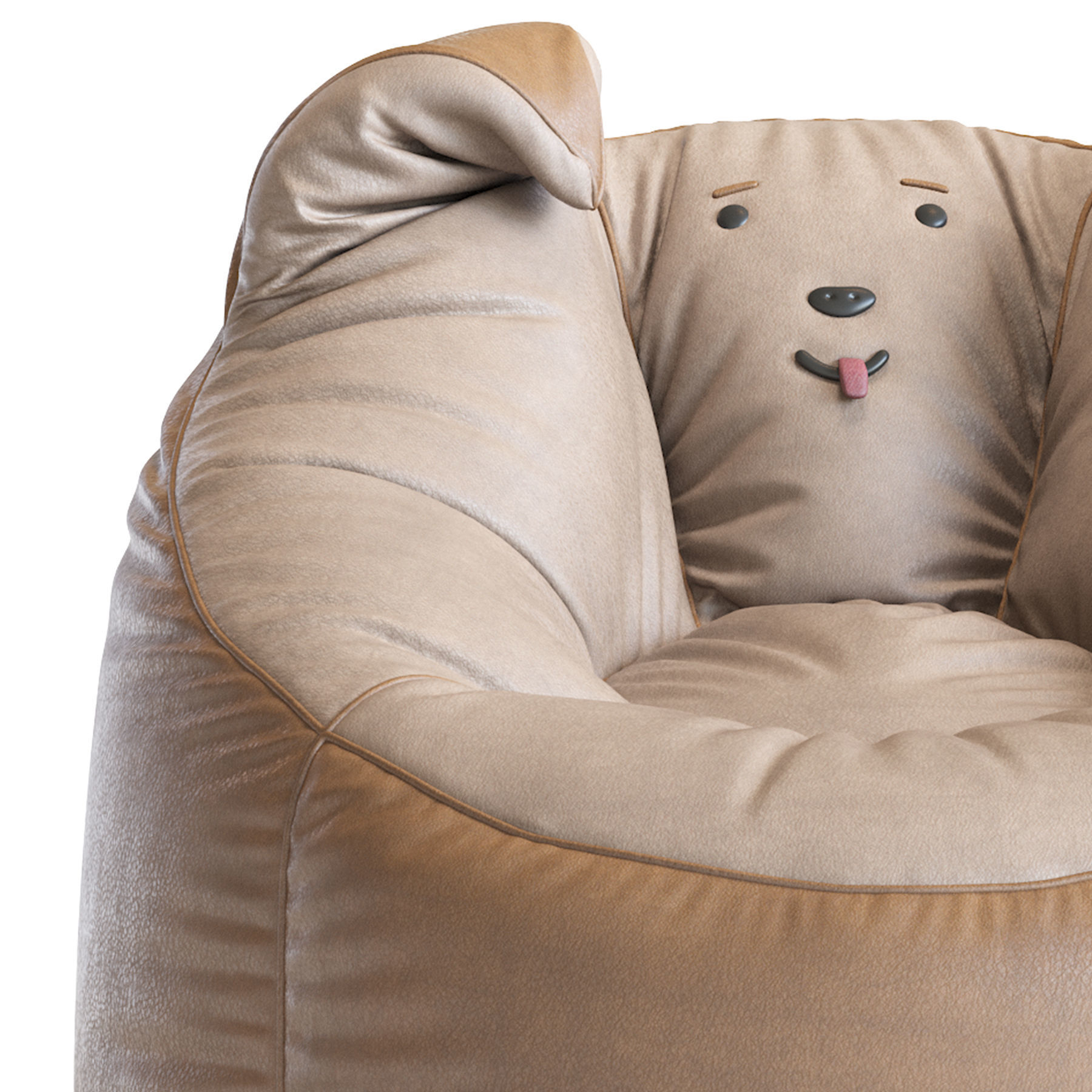 Animal Bean Bag 3D model_5
