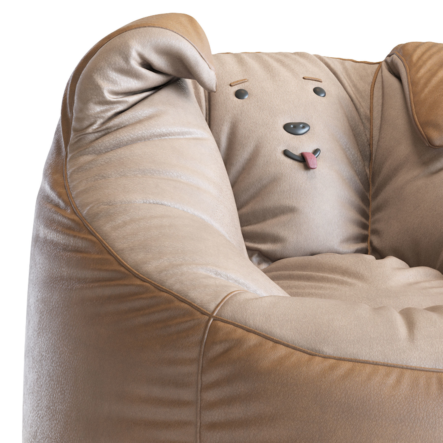 Animal Bean Bag 3D model_6