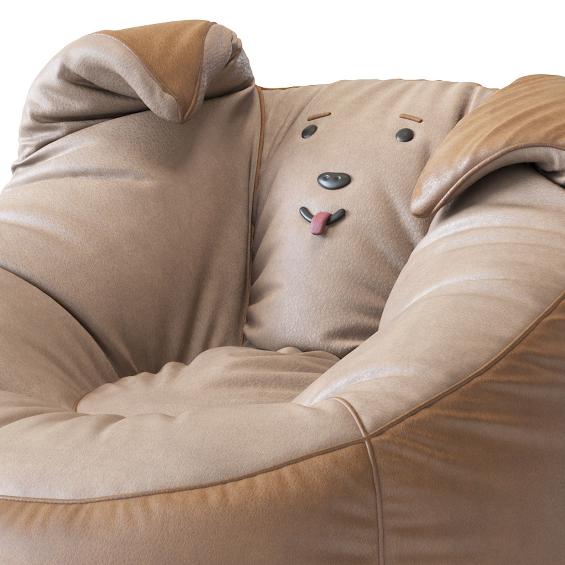 Animal Bean Bag 3D model_8