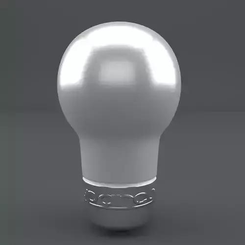 Sparco Shift Knob Racing Carbon Silver 3D model