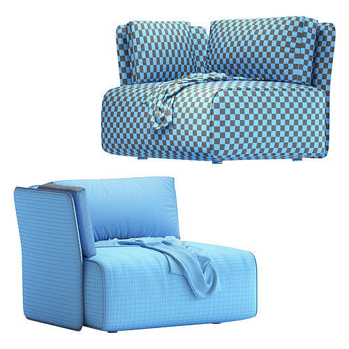 Smuk armchair from Novobile 3D model 7