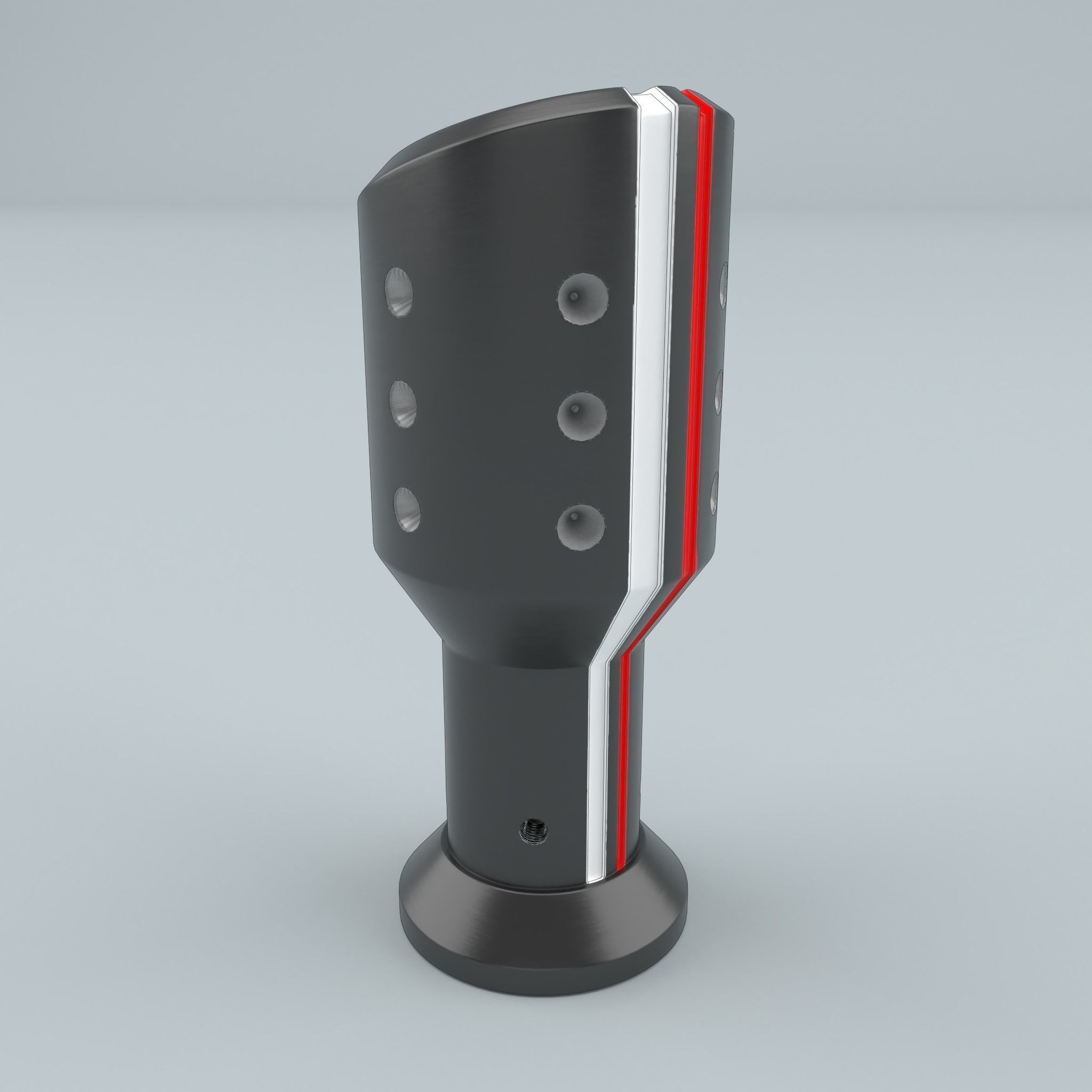 Sparco Shift Knob Settanta Black 3D model_1
