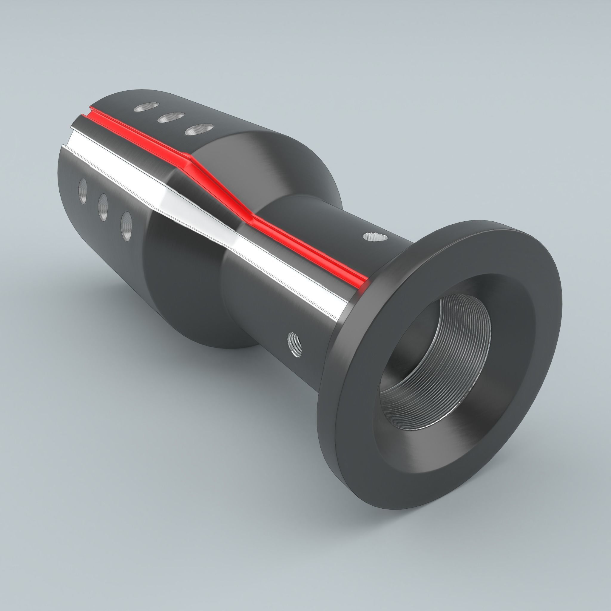 Sparco Shift Knob Settanta Black 3D model_2