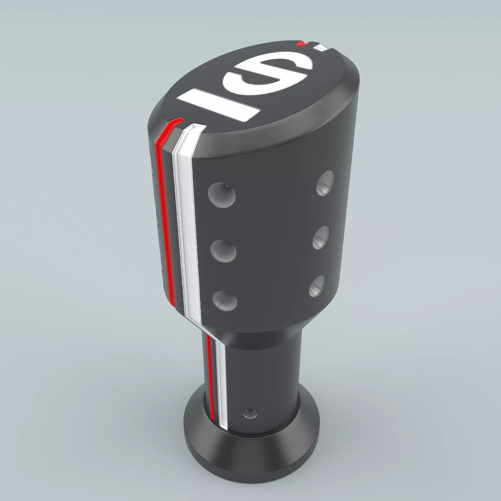 Sparco Shift Knob Settanta Black 3D model_0