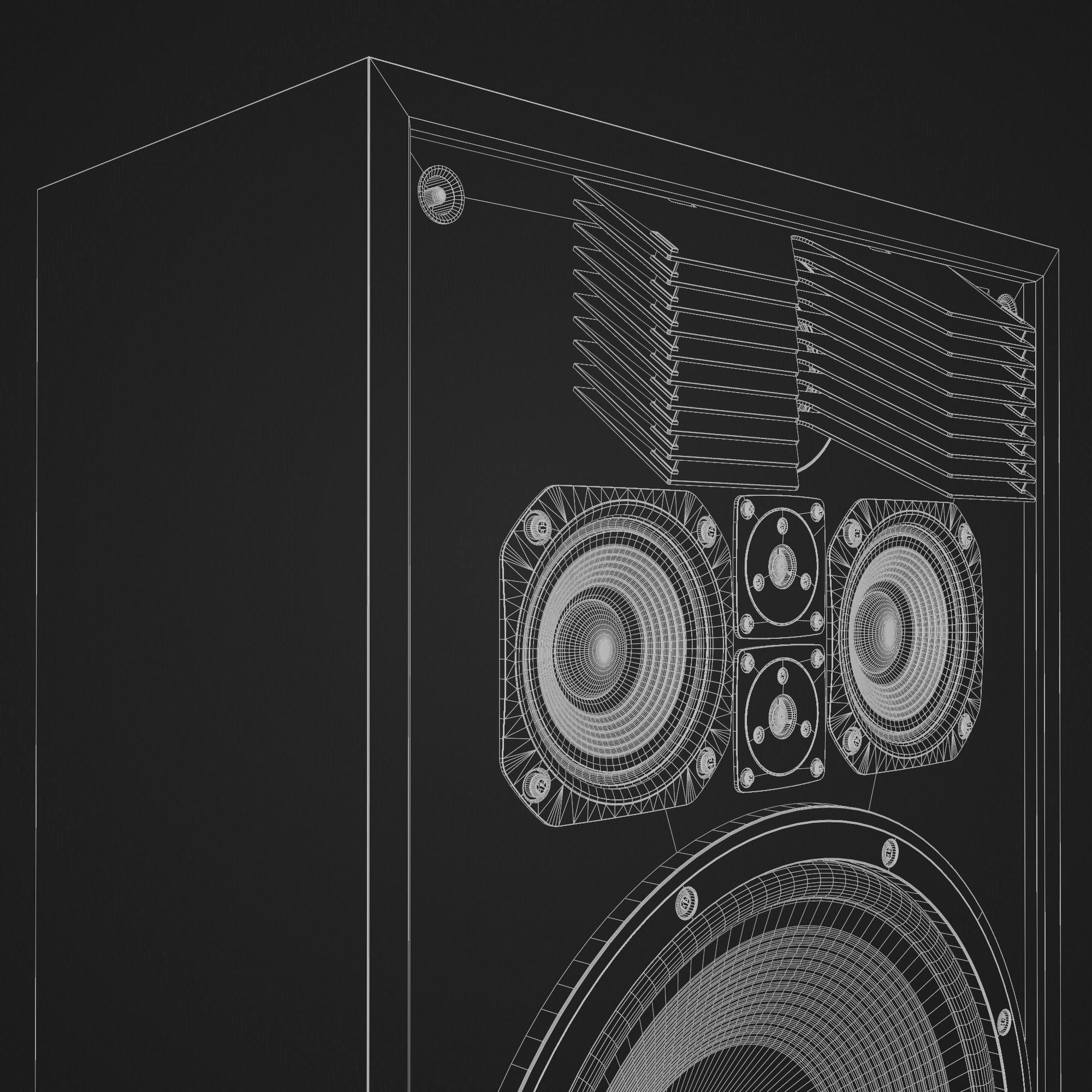 Technics SB G500 Loudspeaker 3D model_21