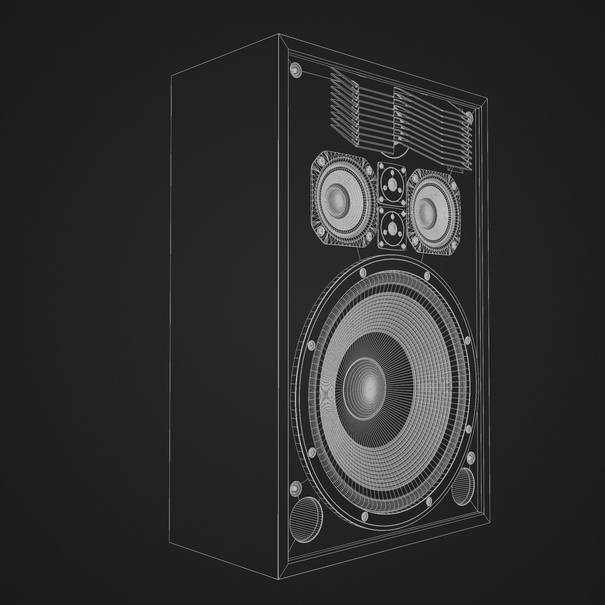 Technics SB G500 Loudspeaker 3D model_20