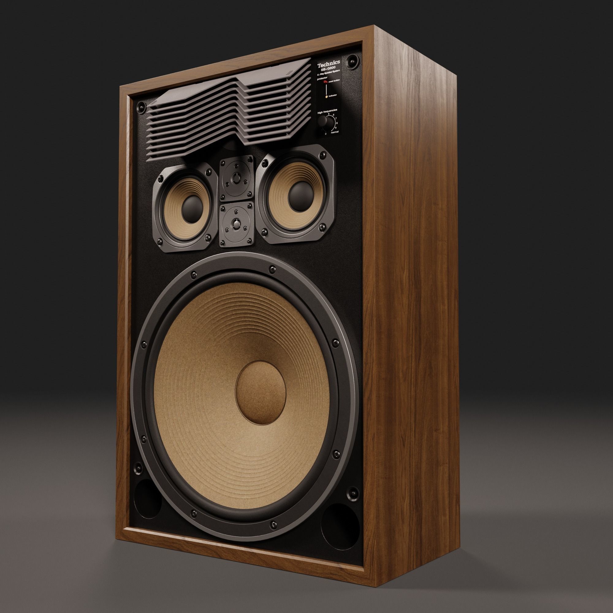 Technics SB G500 Loudspeaker 3D model_1