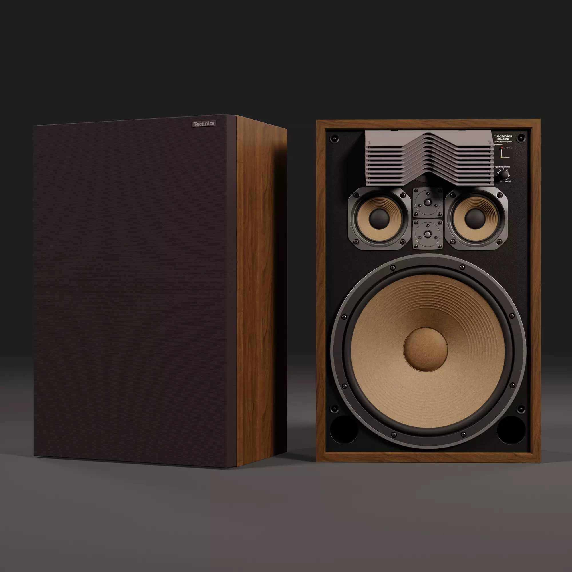 Technics SB G500 Loudspeaker 3D model_0