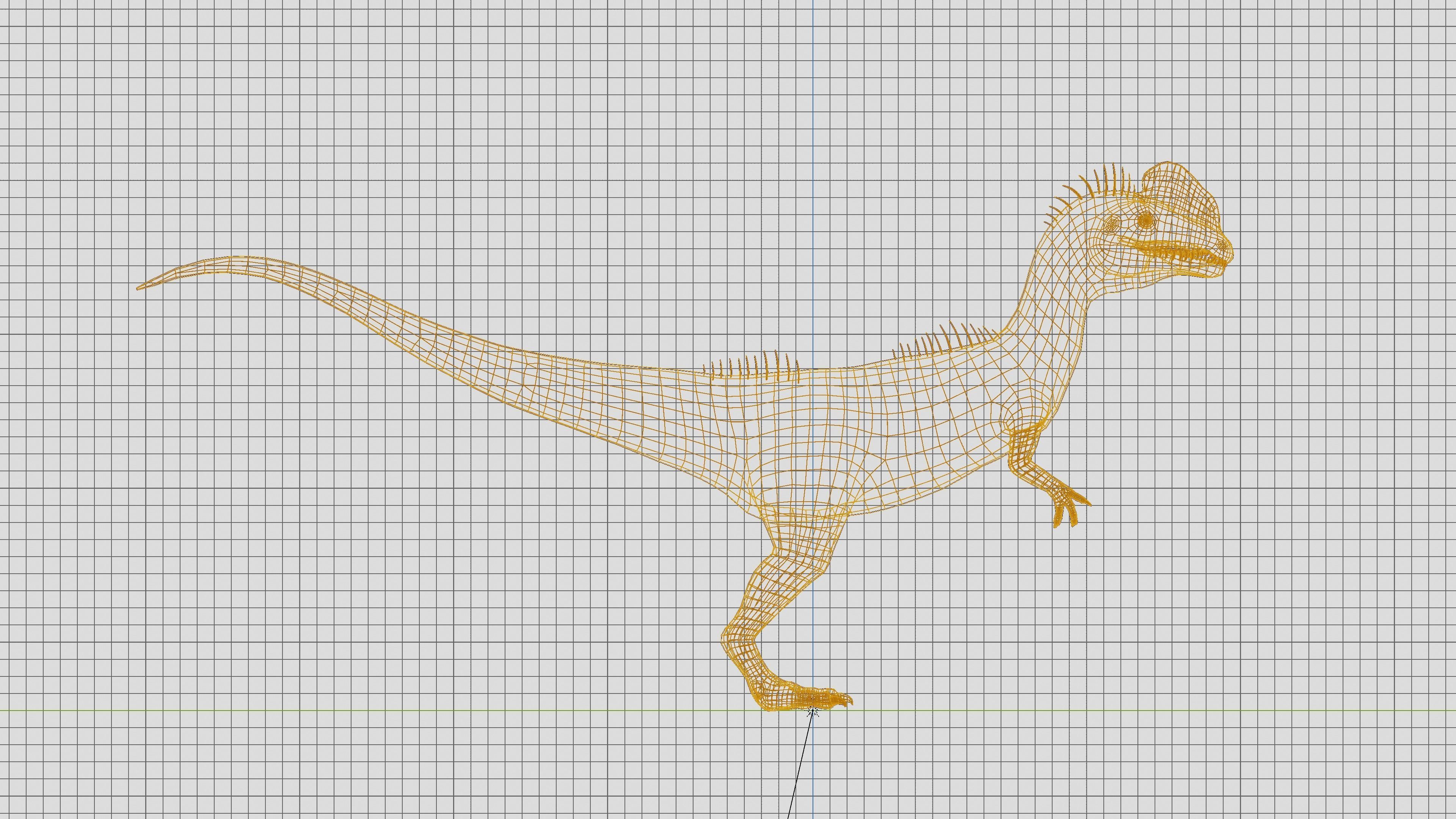 Dilophosaurus 3D Model dinosaur Low-poly 3D model_20