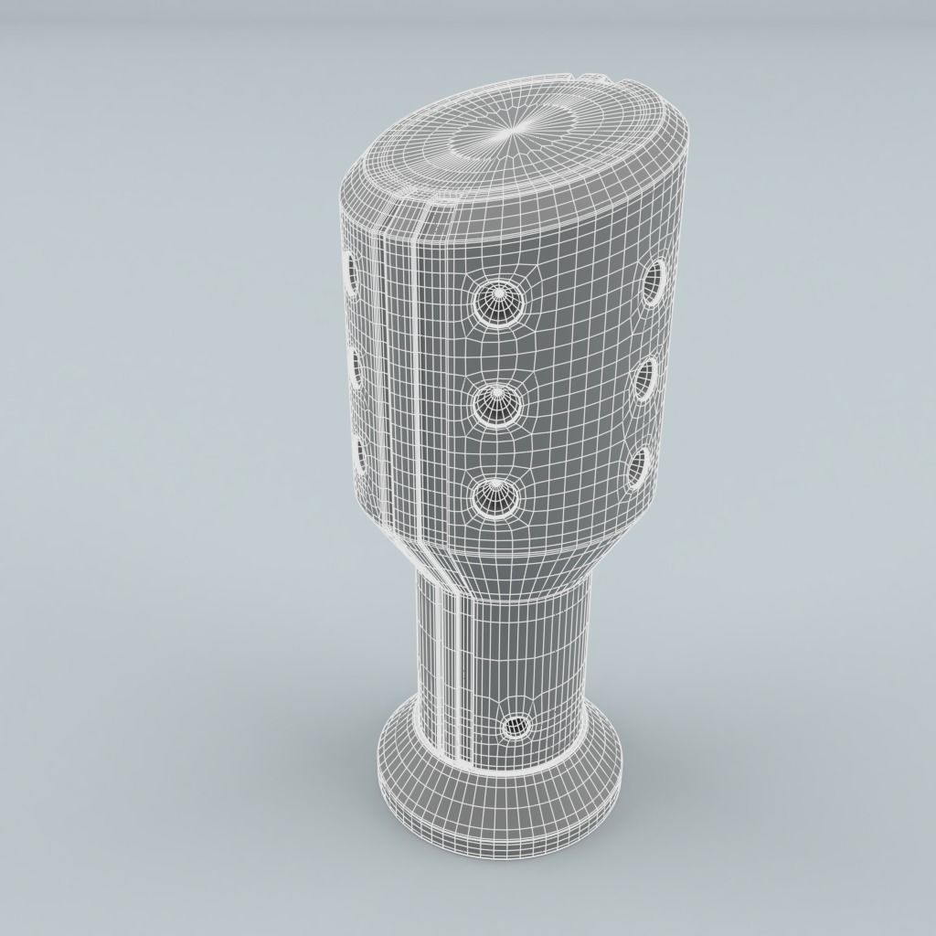 Sparco Shift Knob Settanta Silver 3D model_5