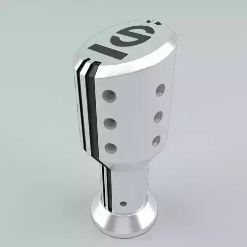 Sparco Shift Knob Settanta Silver 3D model