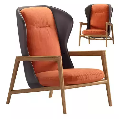 Margaret armchair by Natuzzi 3D model