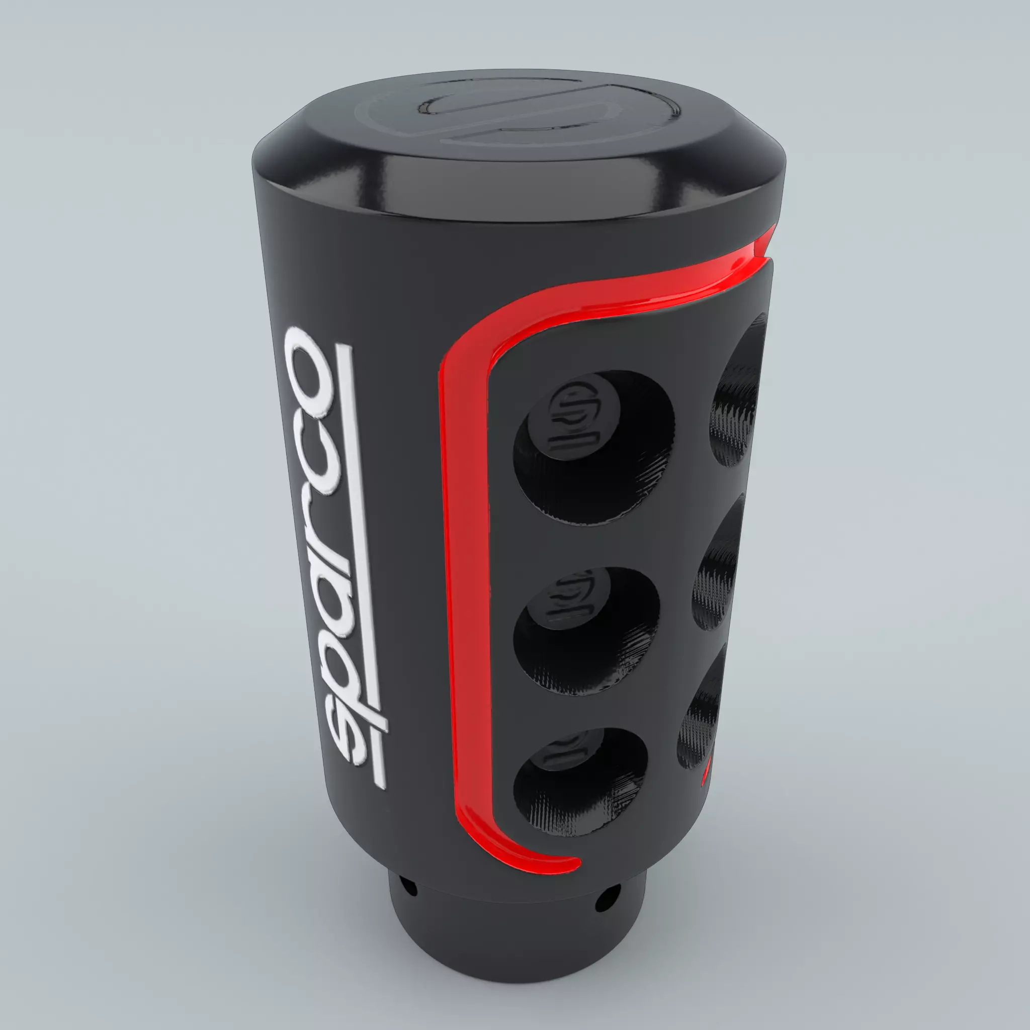 SPARCO SPC0103 Gear Shift Knob Black 3D model_0