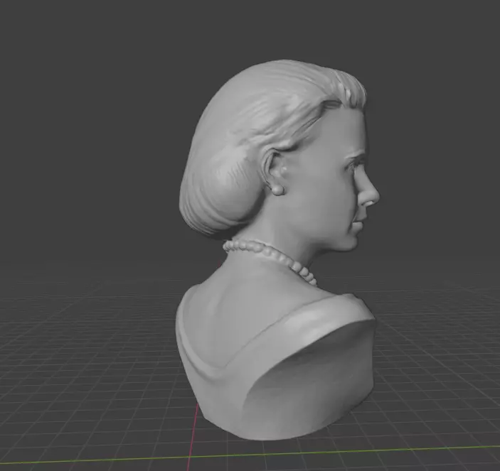 Grace Kelly 3D print model_18
