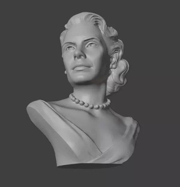 Grace Kelly 3D print model_2