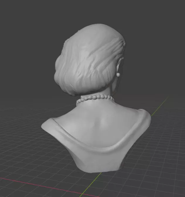 Grace Kelly 3D print model_19