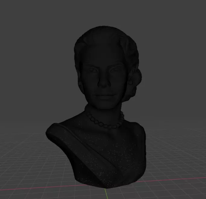 Grace Kelly 3D print model_12
