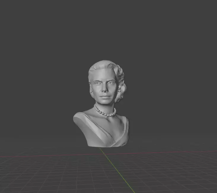 Grace Kelly 3D print model_0