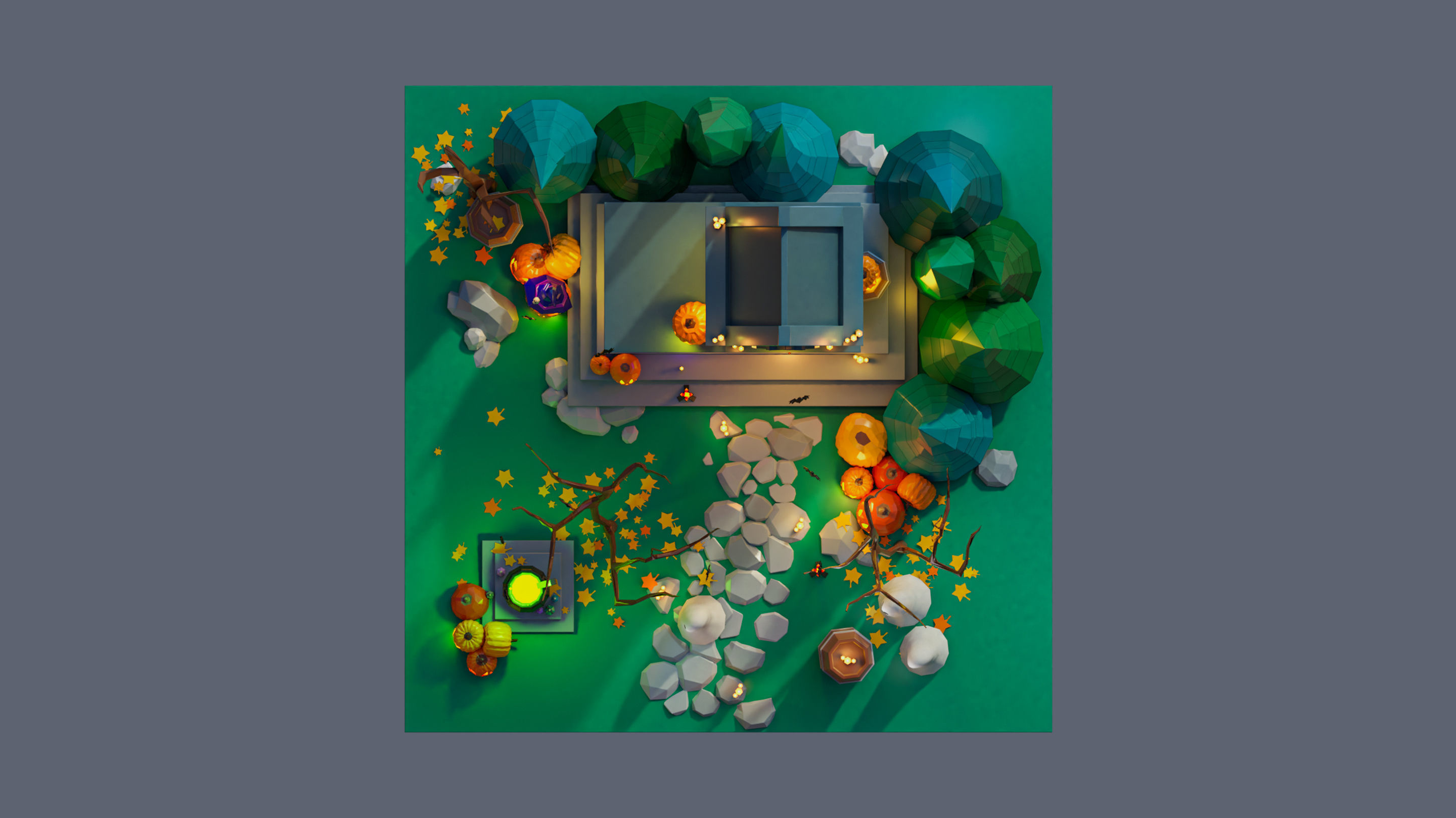 land 5A Low-poly 3D model_4