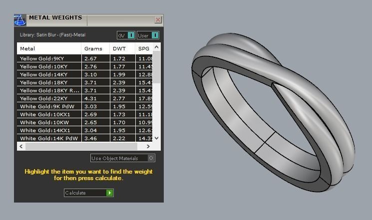 Twisted wedding band  3D print model_8