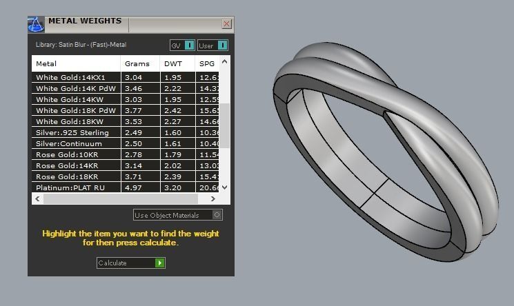 Twisted wedding band  3D print model_7