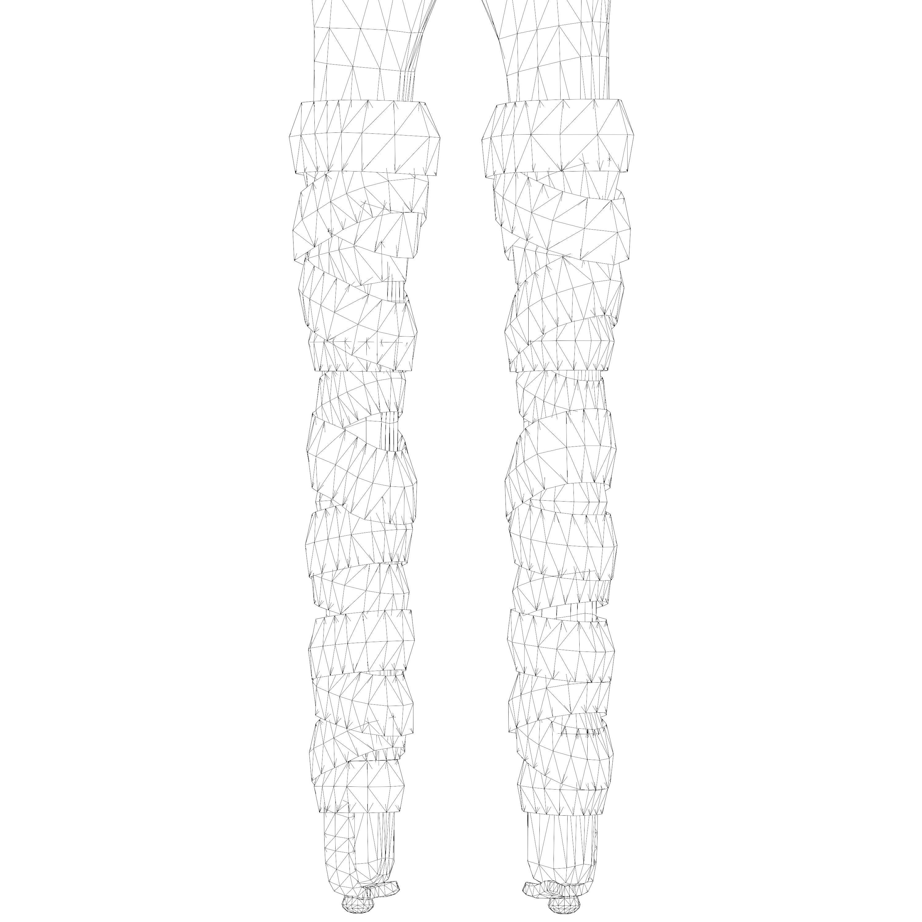 Knife Mark III Low-poly 3D model_7