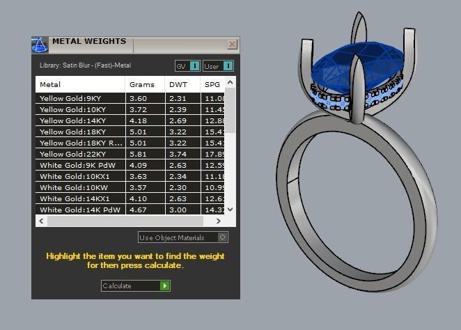 Solitaire engagement ring with hidden halo 3D print model_8