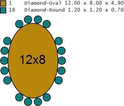 Solitaire engagement ring with hidden halo 3D print model_10