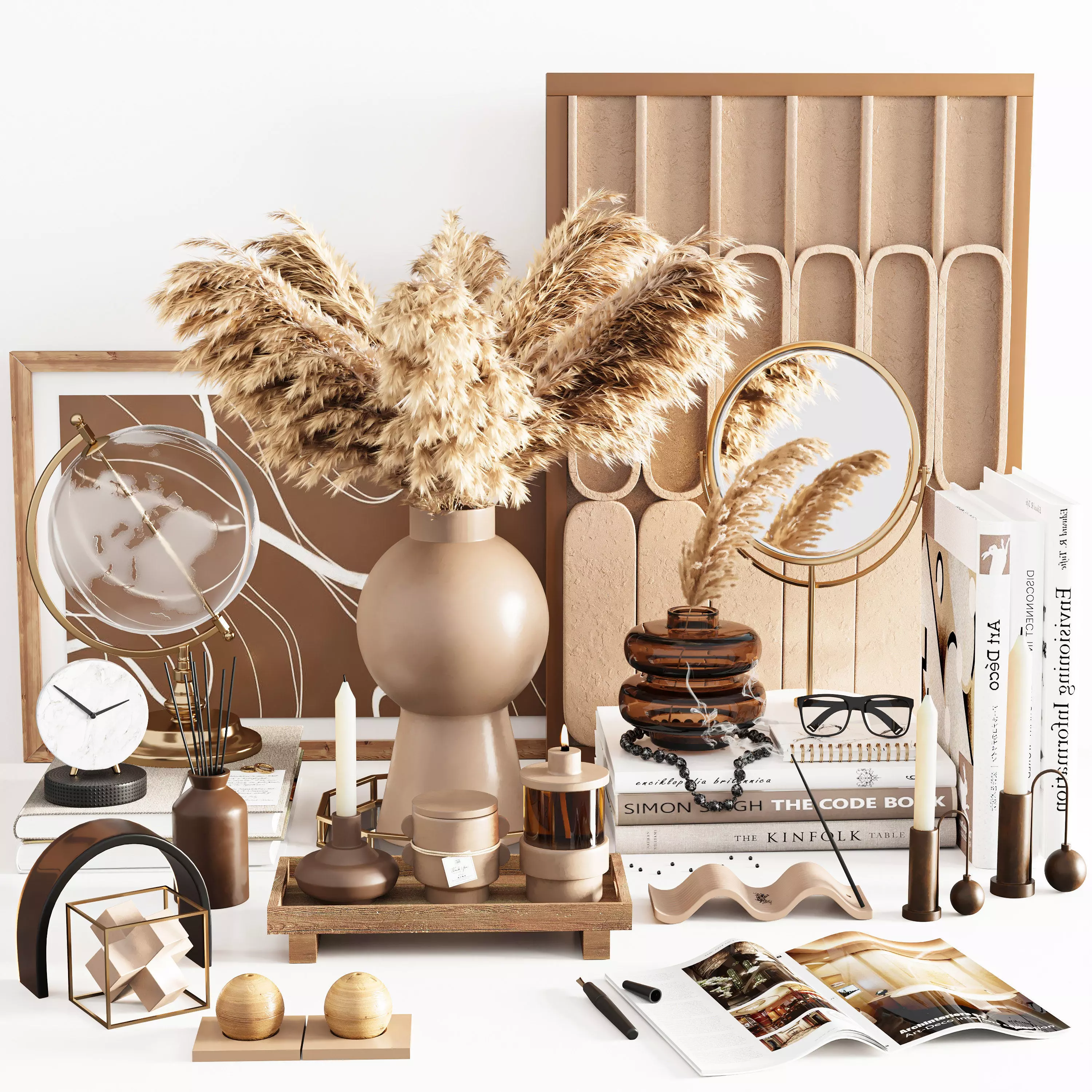 decorative set 002 3D model_0