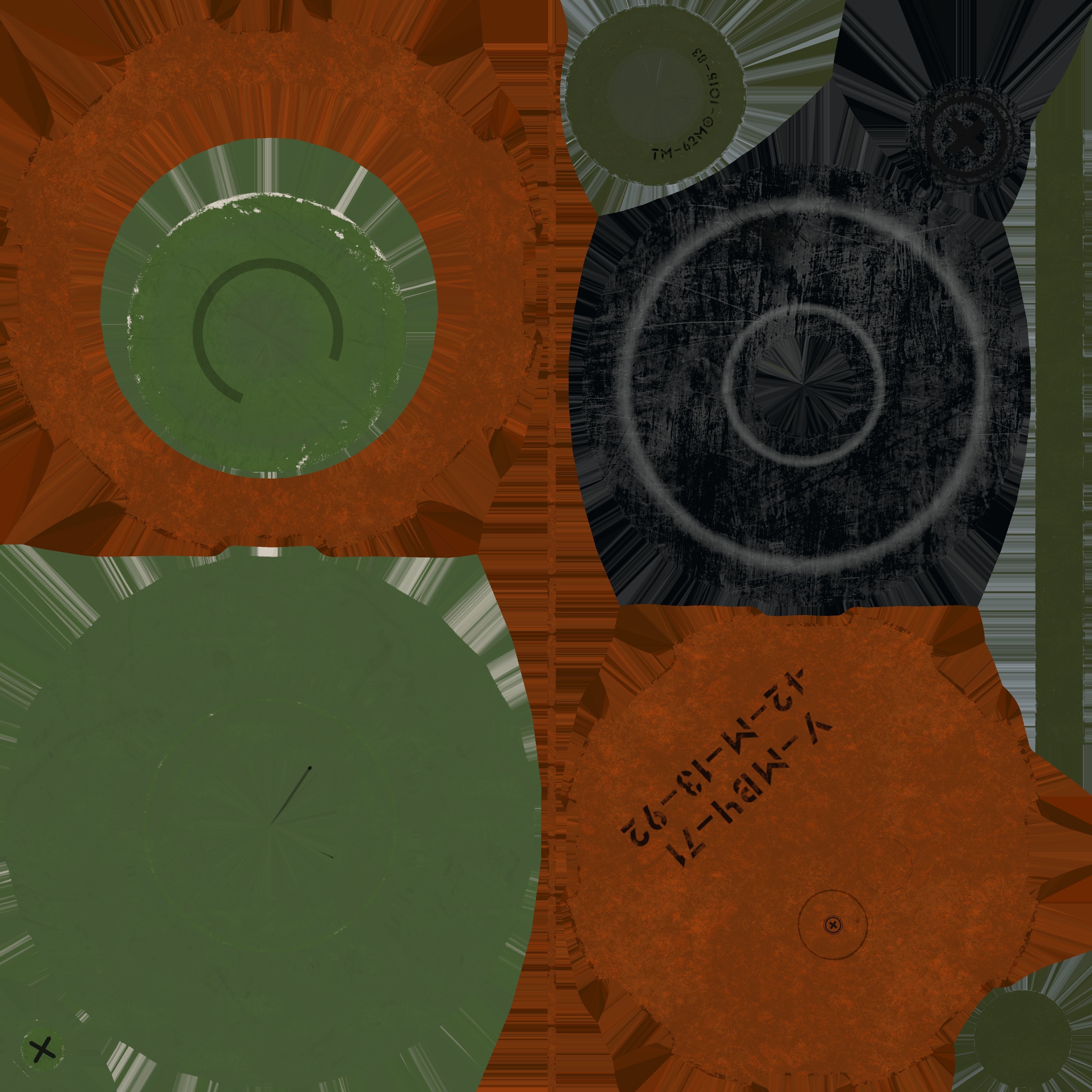 Anti-tank soviet mine 3D model_7