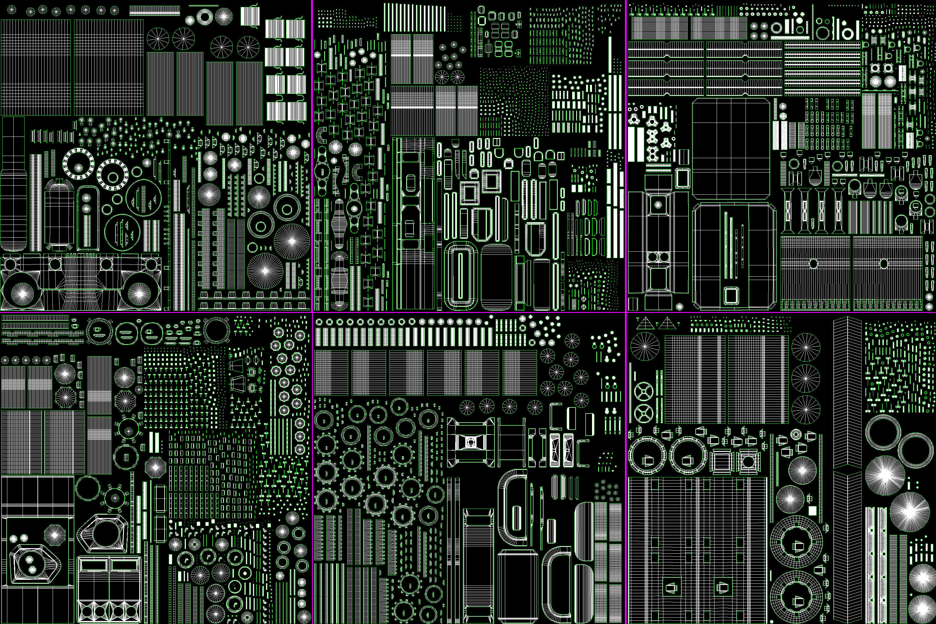 Wall Tube Mechanism Props 1 - 20 pieces 3D model_2