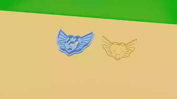 Soccer Ball With Wings Cookie Cutter