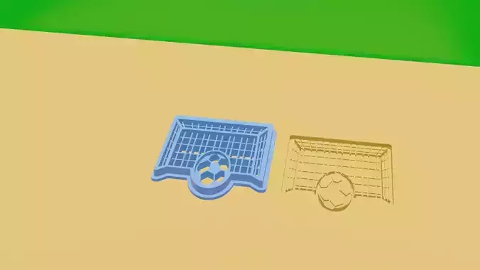 Soccer Goal Post Cookie Cutter