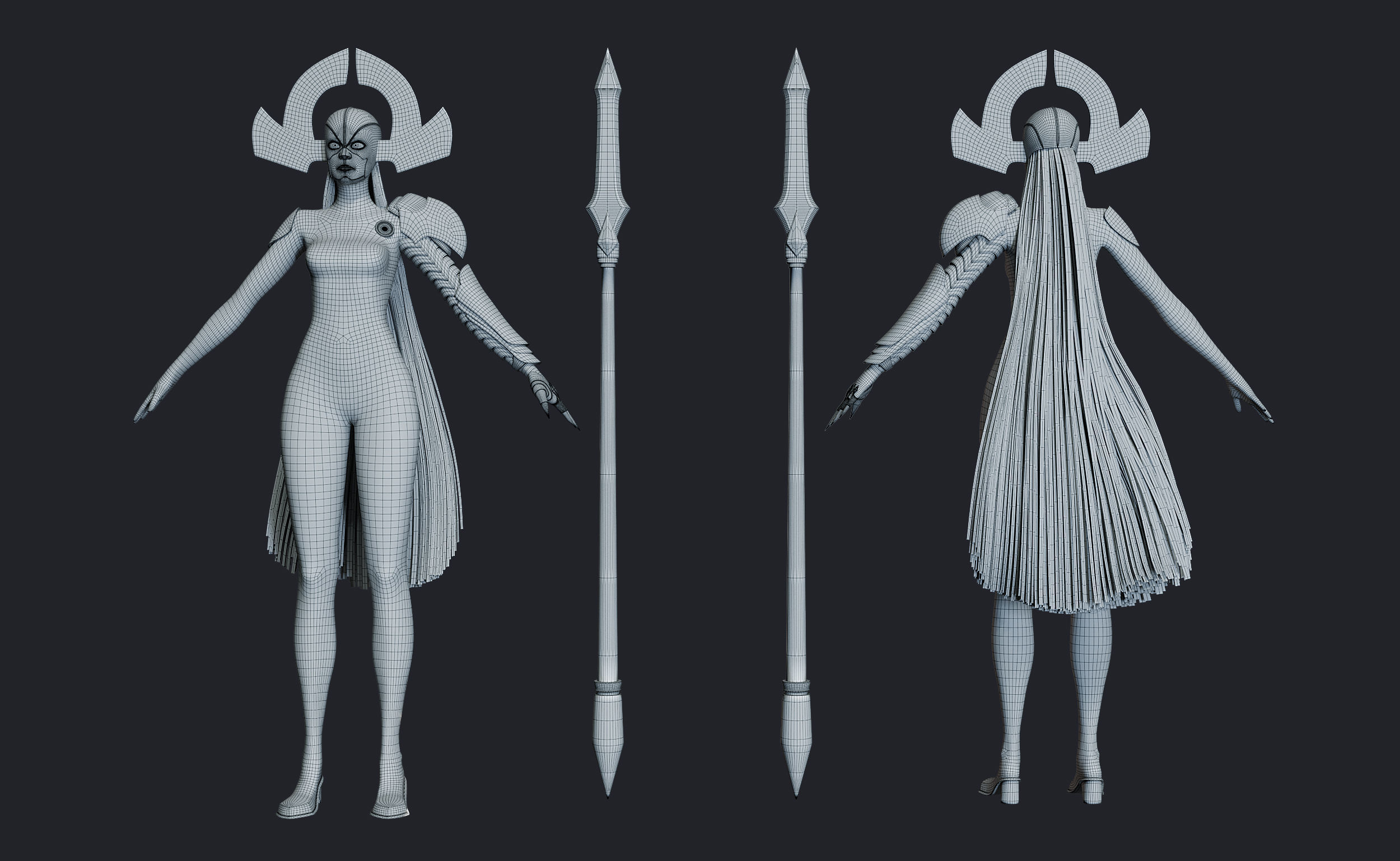 PROXIMA MIDNIGHT 3d model without rigg Free low-poly 3D model_3