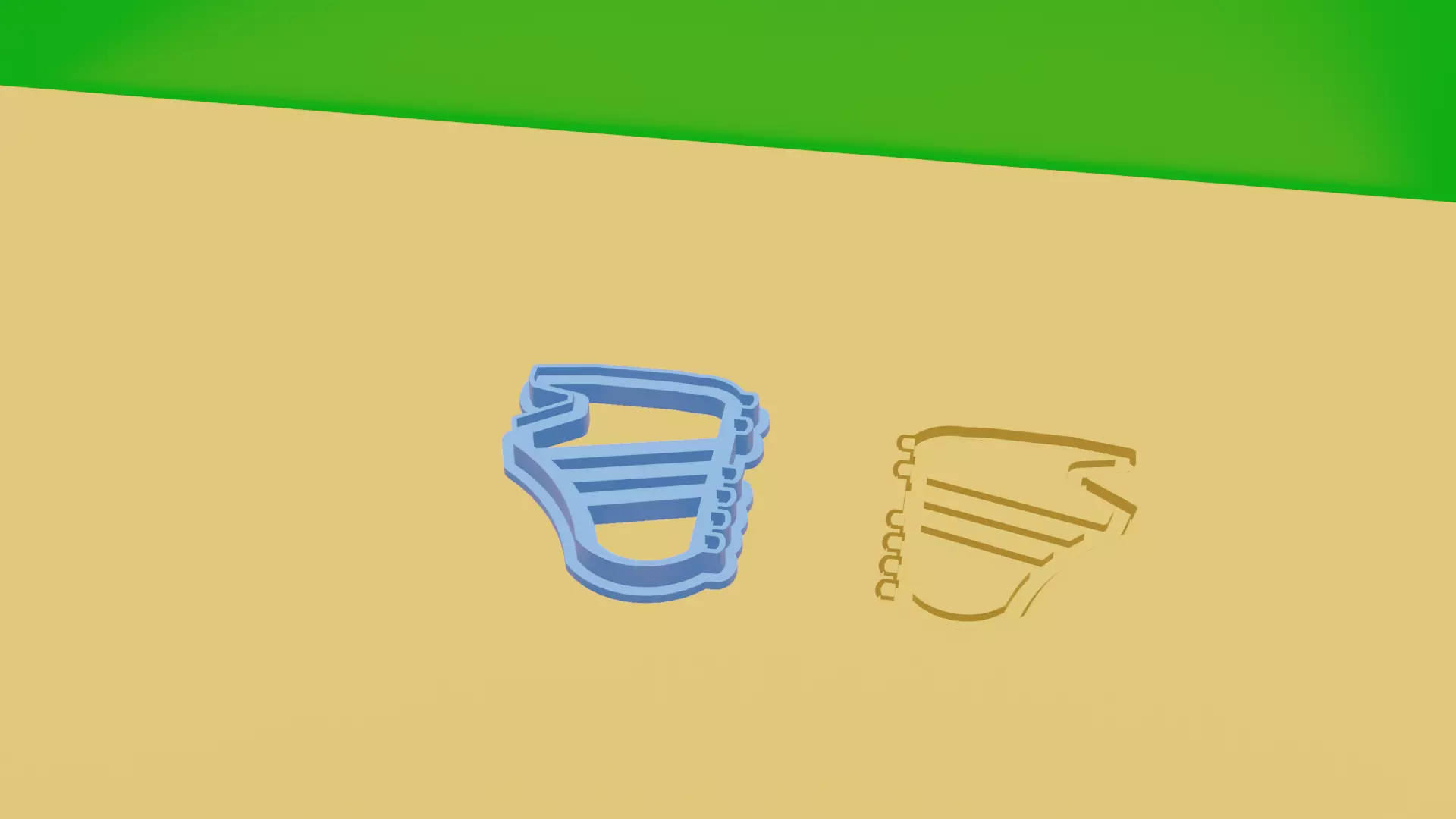 Soccer Shoe Cookie Cutter 3D print model