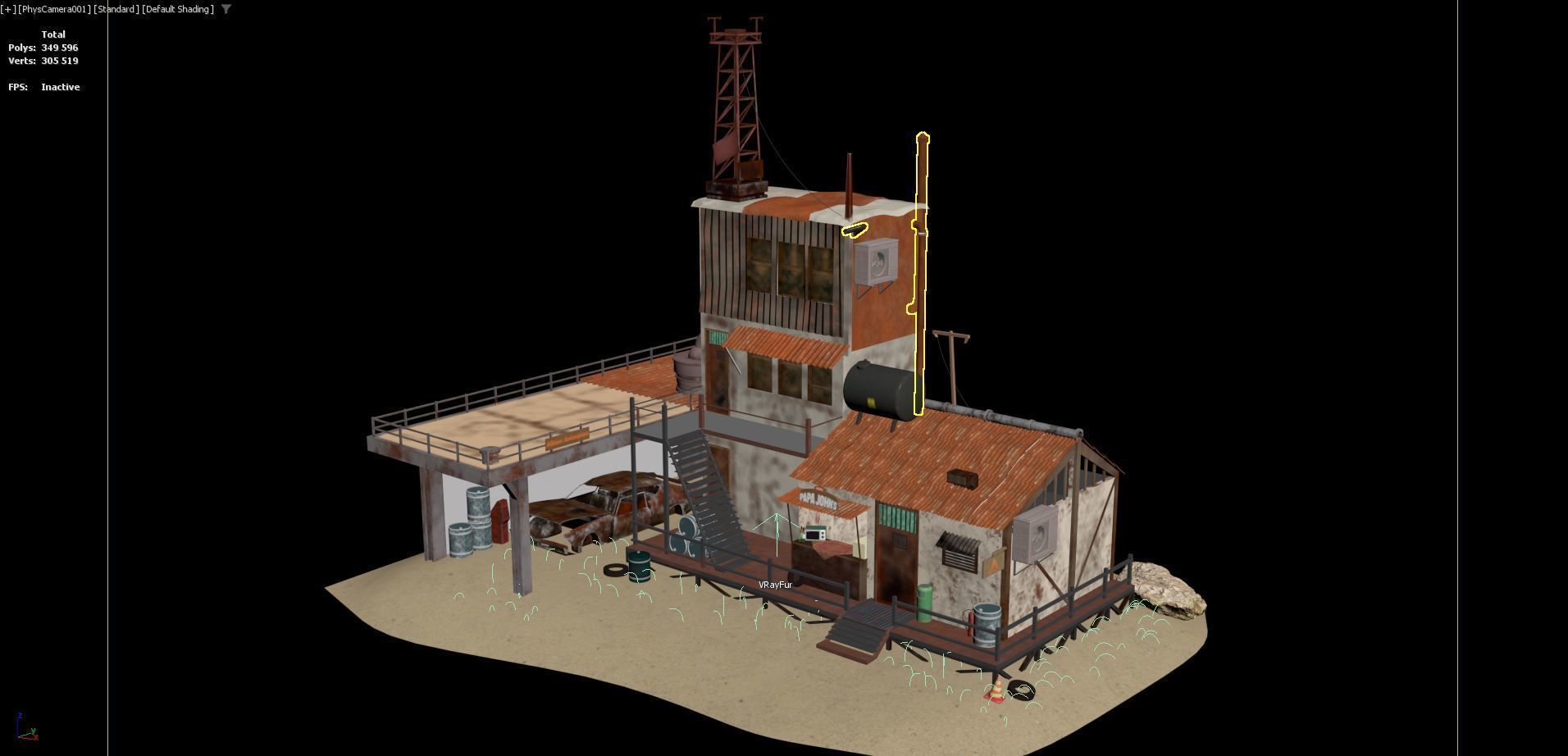 medieval architecture 3D model_1