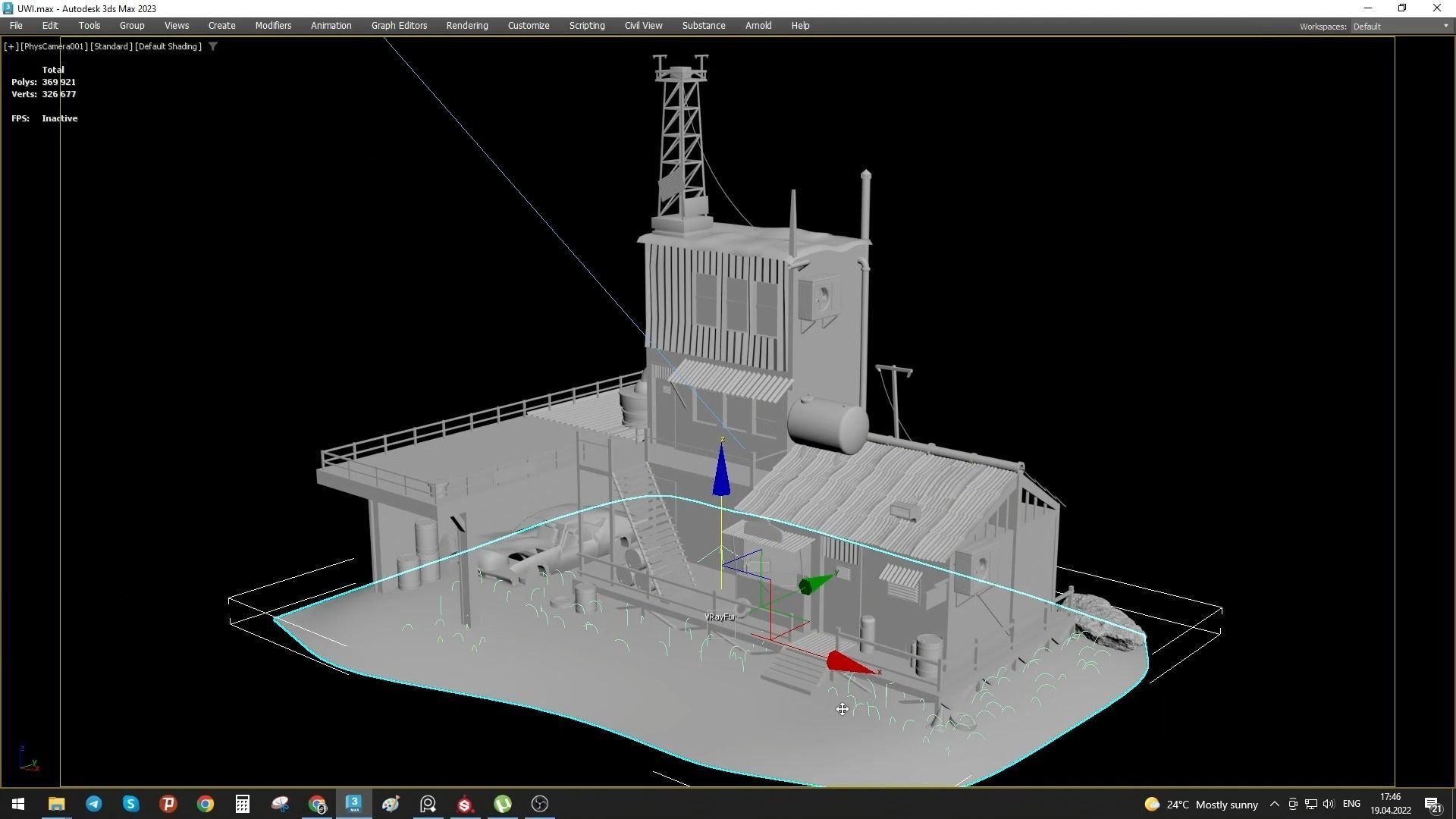 medieval architecture 3D model_3