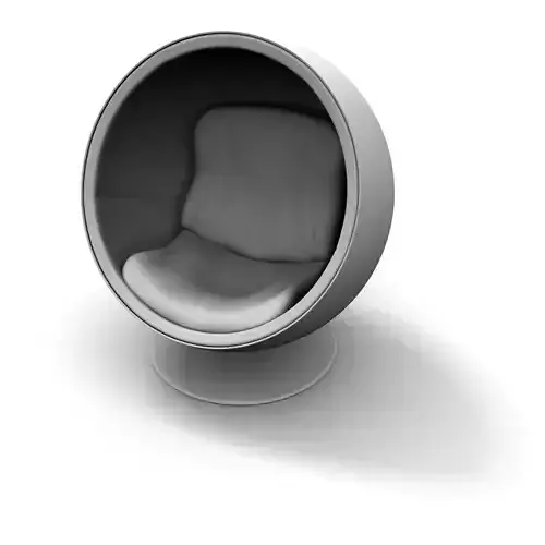 chair in shape of ball