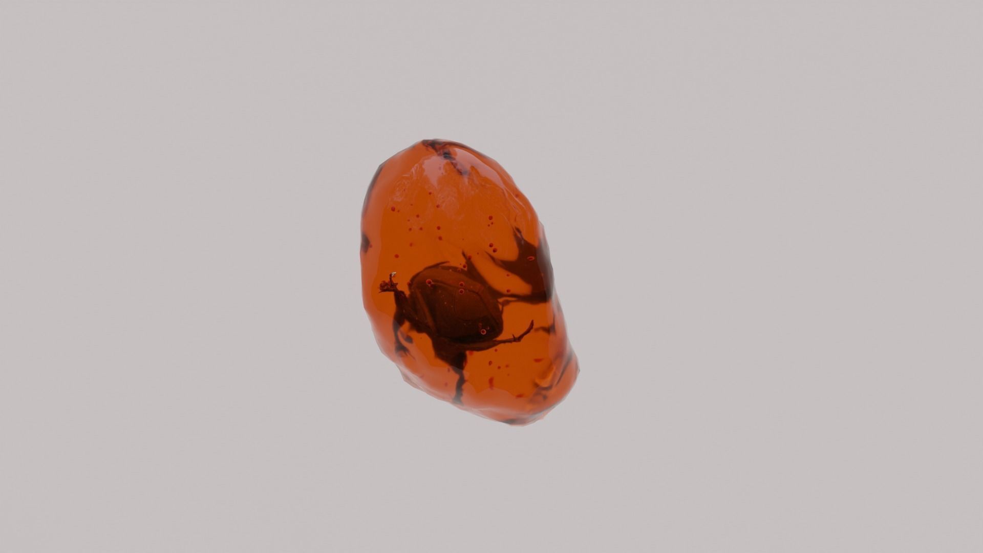Insects in amber asset collection 3D model_7