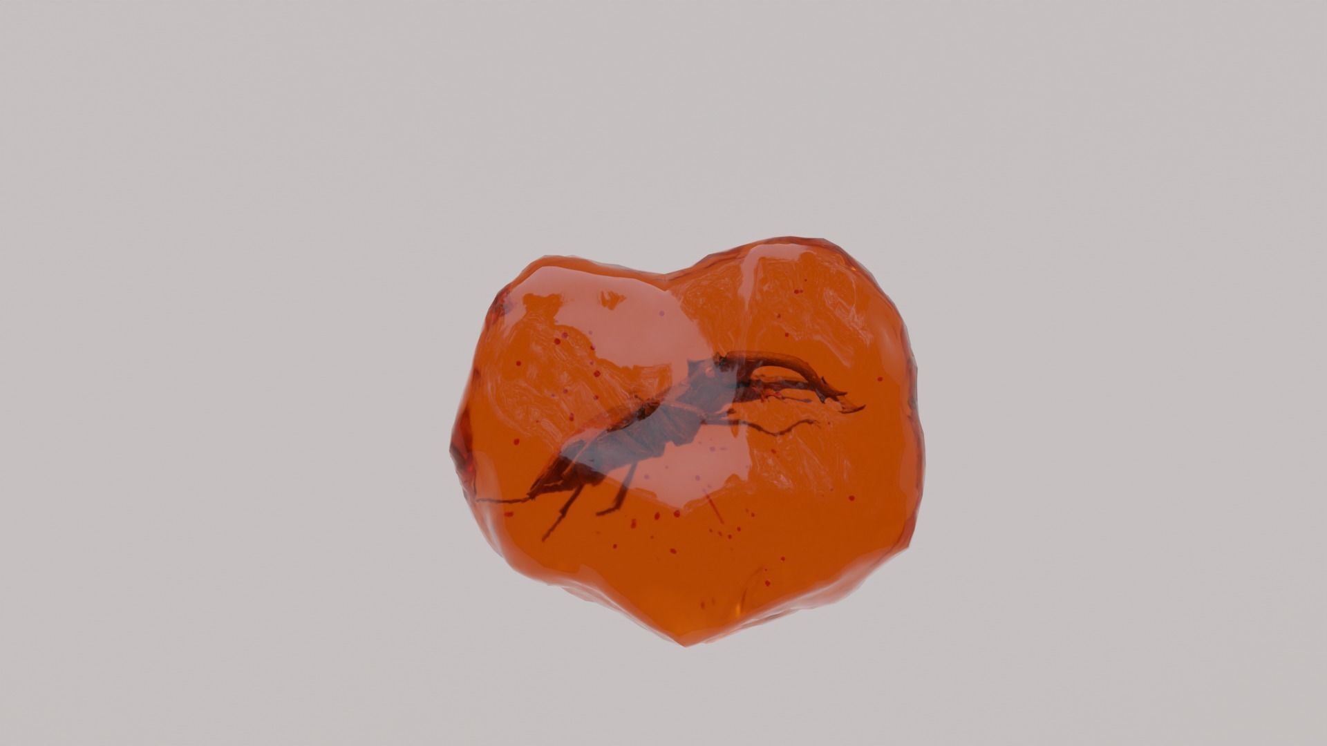 Insects in amber asset collection 3D model_5