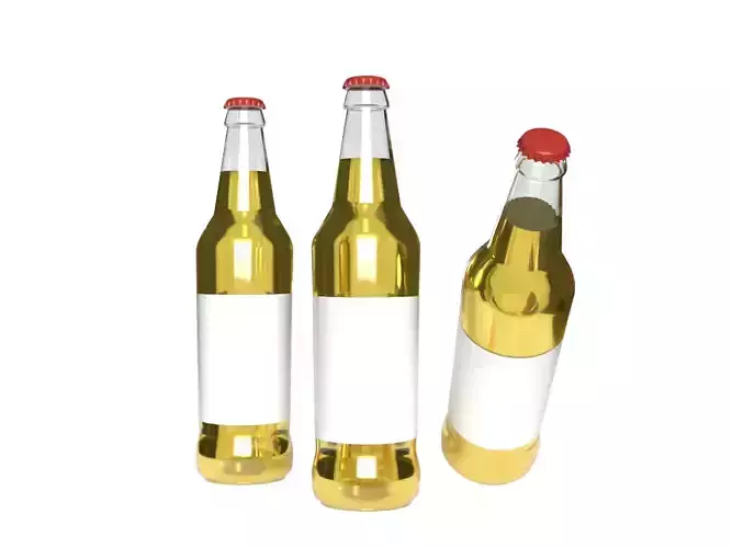 Standart beer bottle