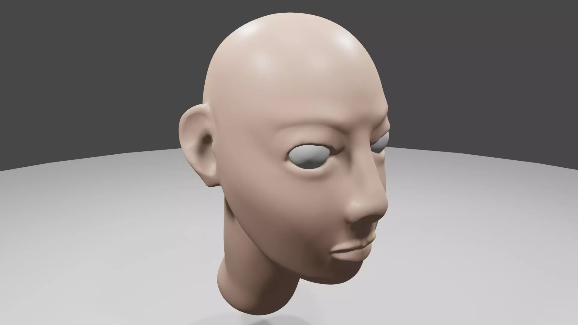 Human Head Free 3D model_0